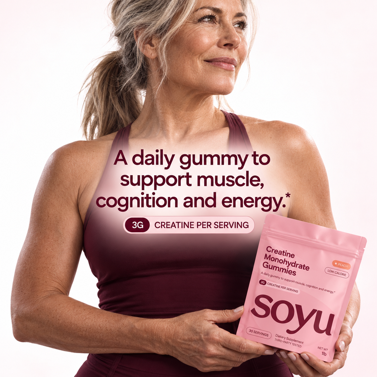 SOYU Creatine Monohydrate Gummies — Peach — image 7
