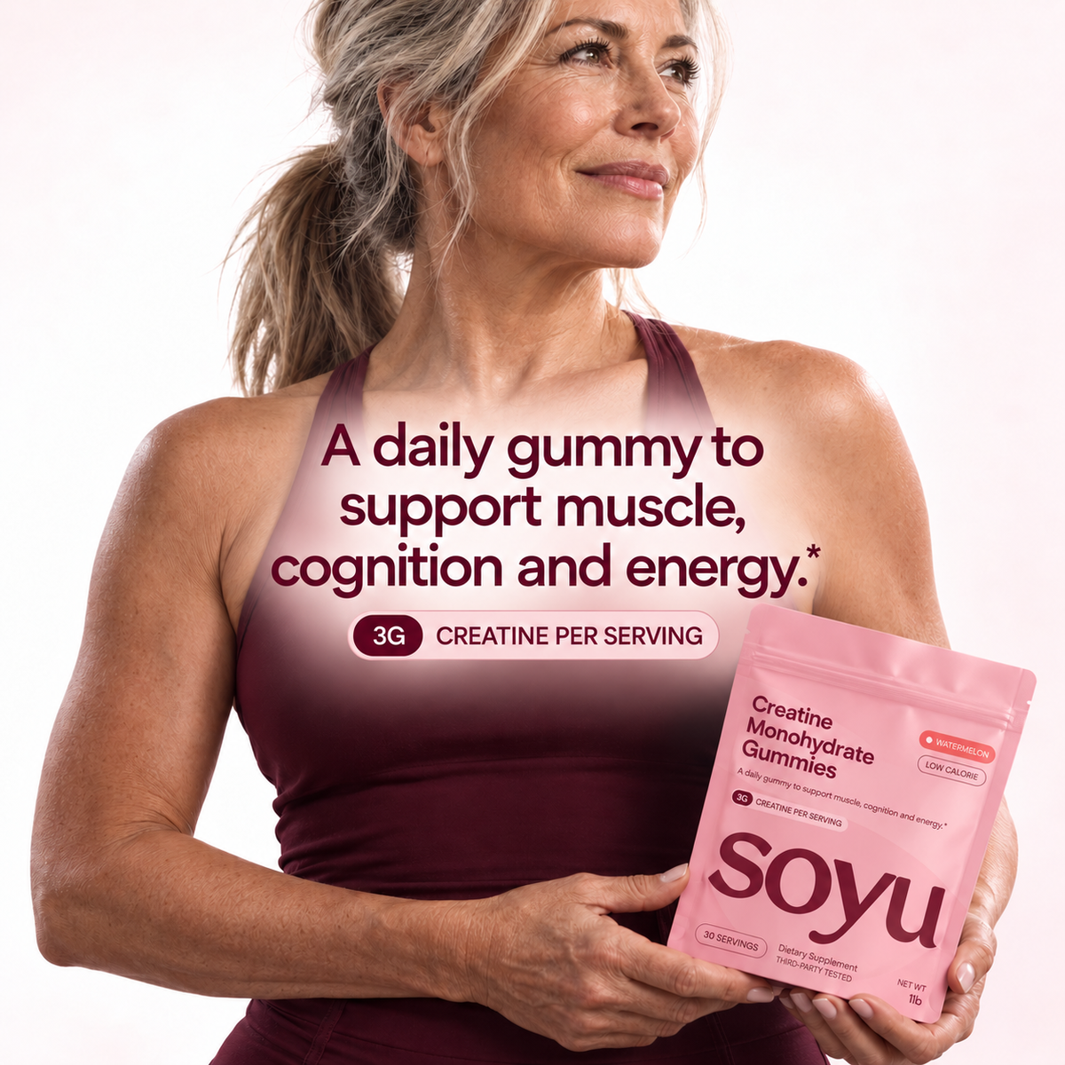 SOYU Creatine Monohydrate Gummies — Watermelon — image 7