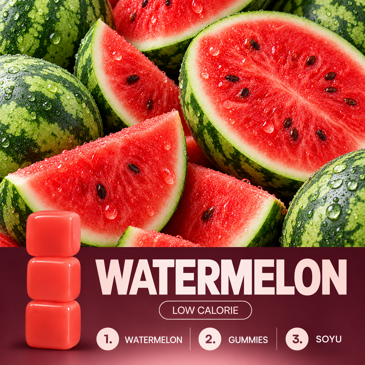 SOYU Creatine Monohydrate Gummies — Watermelon — image 11