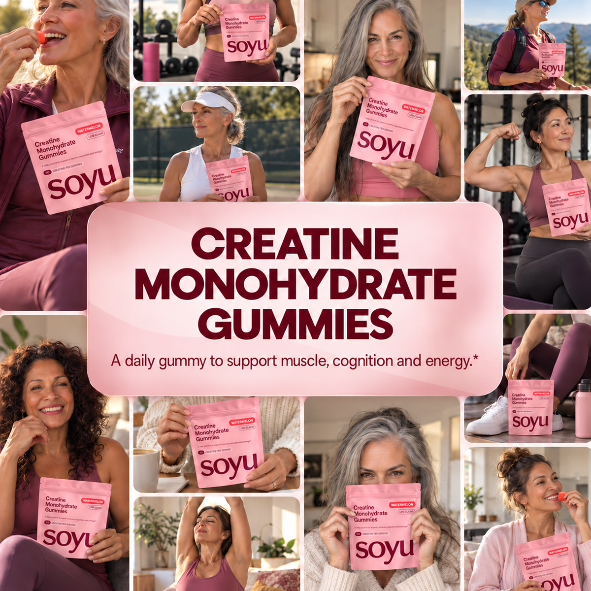 SOYU Creatine Monohydrate Gummies — Watermelon — image 12